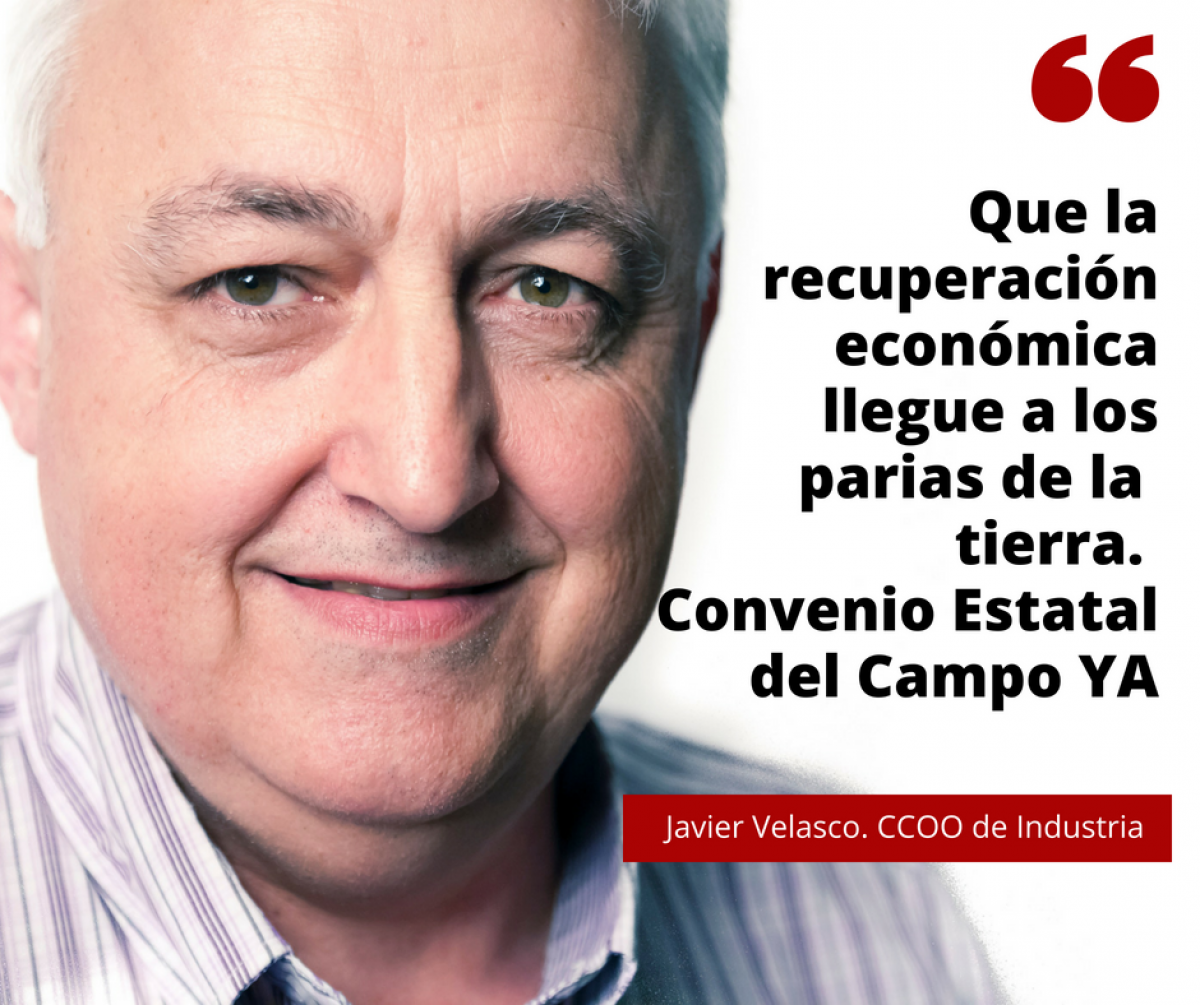 Javier Velasco. CCOO de Industria