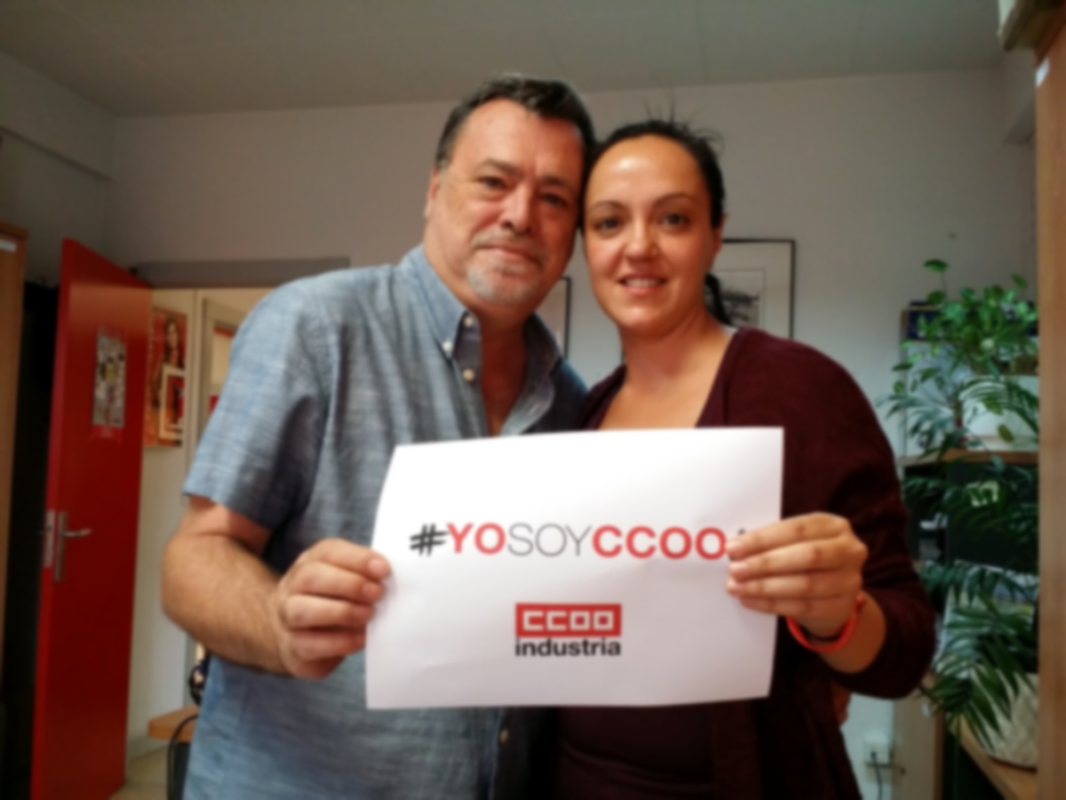 Enrique Puchau y Maite Martn, Comunicacin y Juventud de CCOO de Industria
