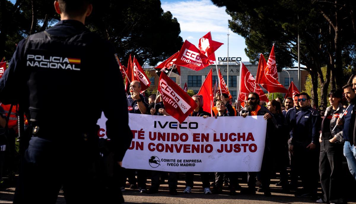 Huelga en Iveco Madrid, el 10 de abril, por un convenio justo