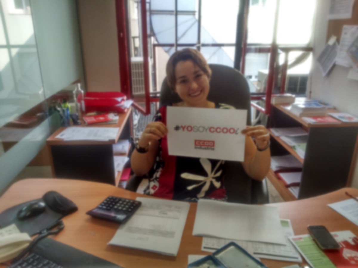 Elena, asesora de CCOO de Industria de Madrid